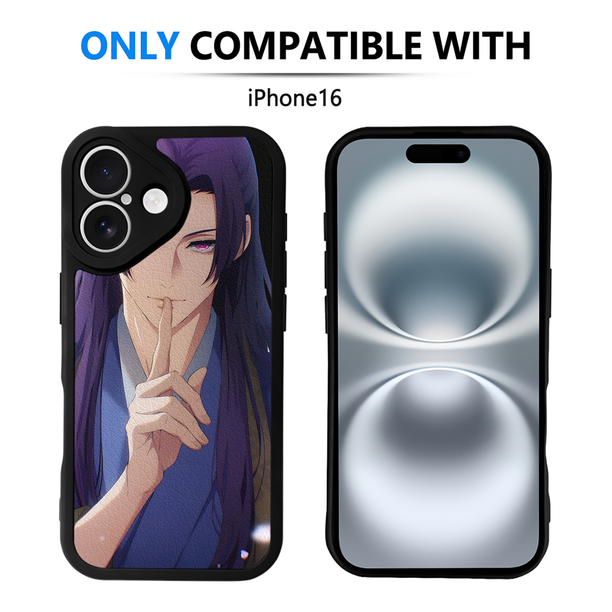 （画像用） 薬屋のひとりごと The Apothecary Diaries 【iPhone 16シリーズ対応】シリコンスマホケース（レザー調） 材質：シリコン
